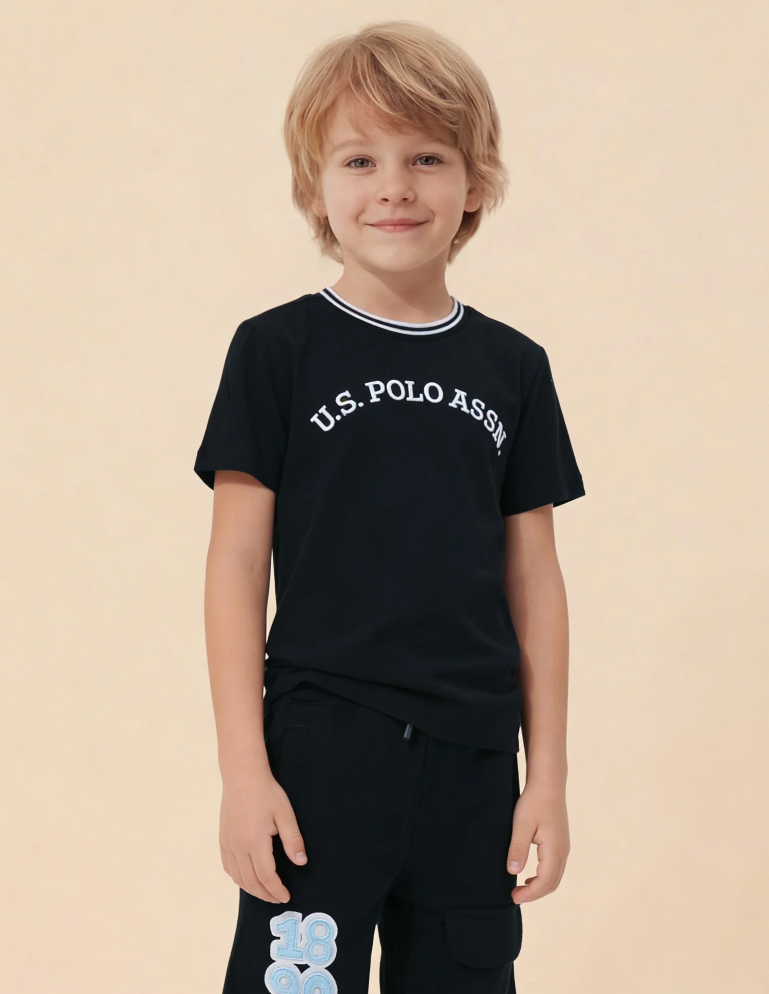 Brand Embroidered Regular Fit T-Shirt - Image 4