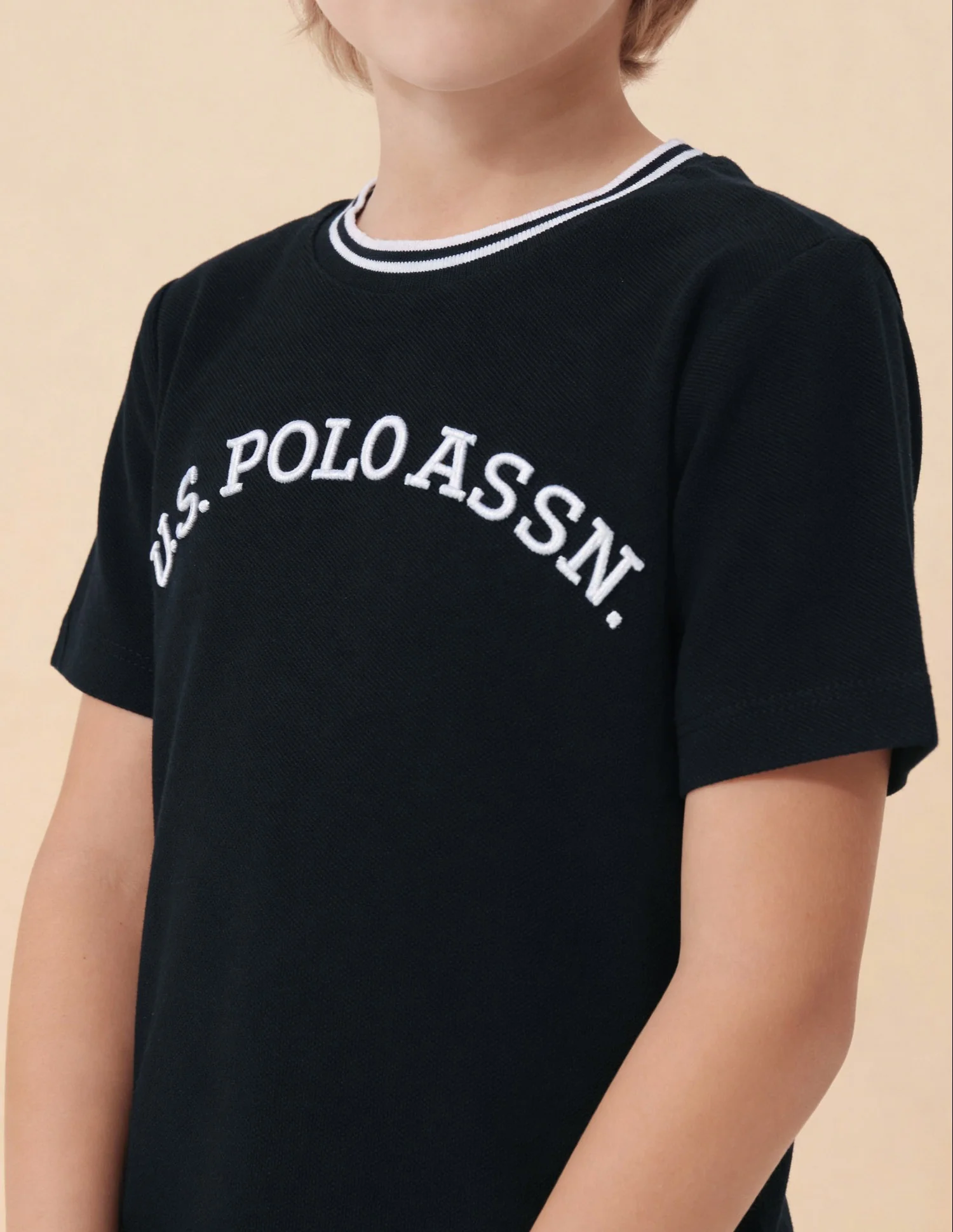 Brand Embroidered Regular Fit T-Shirt - Image 6