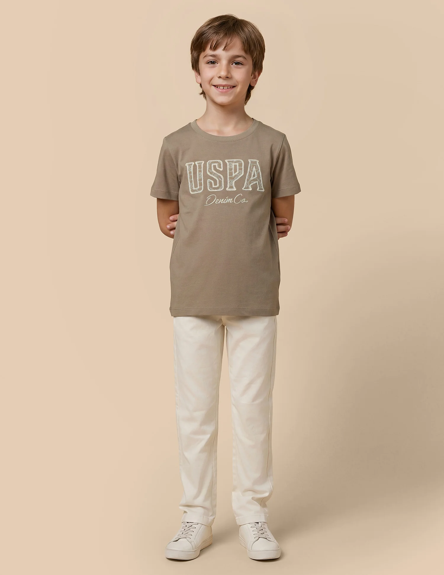 Brand Embroidered Regular Fit T-Shirt - Image 3