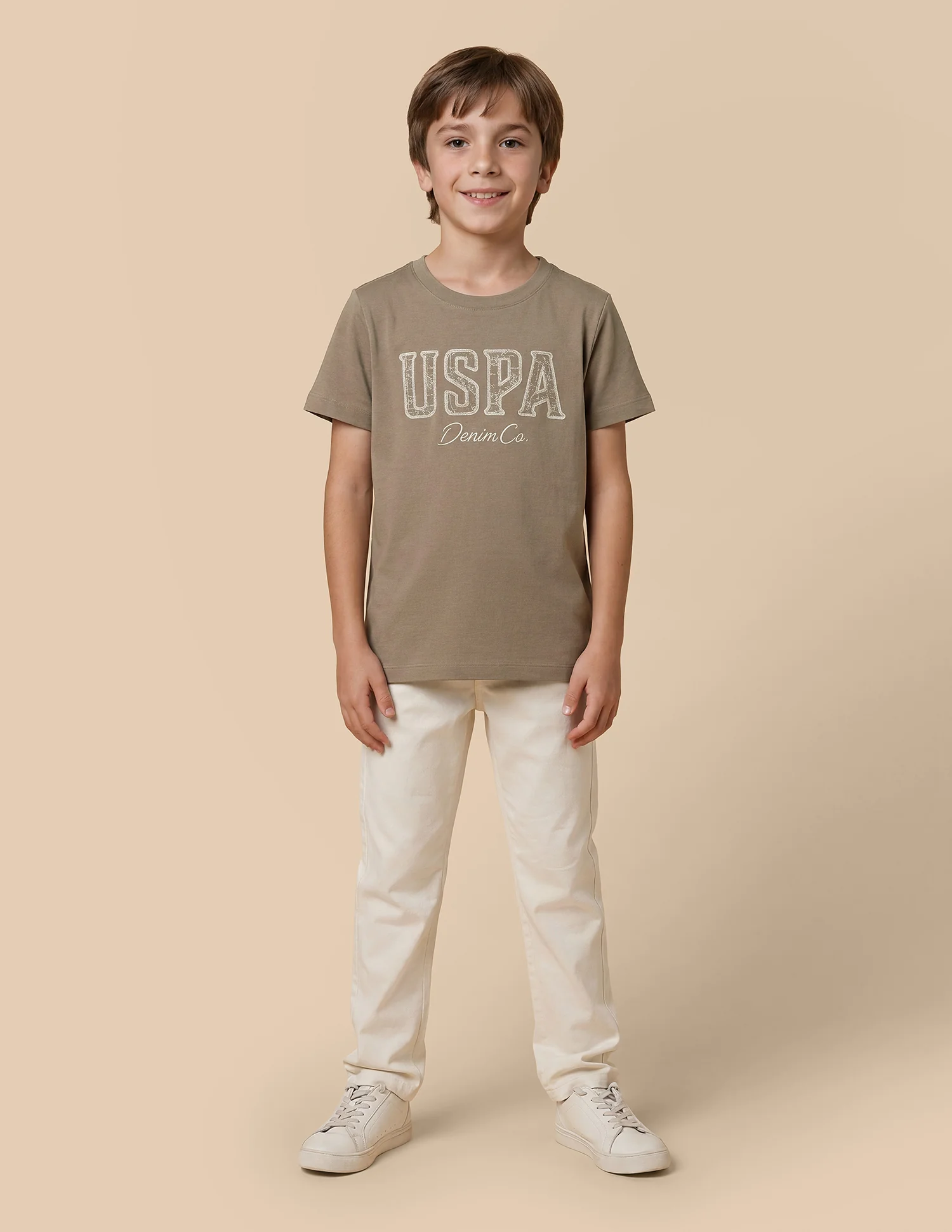 Brand Embroidered Regular Fit T-Shirt - Image 5