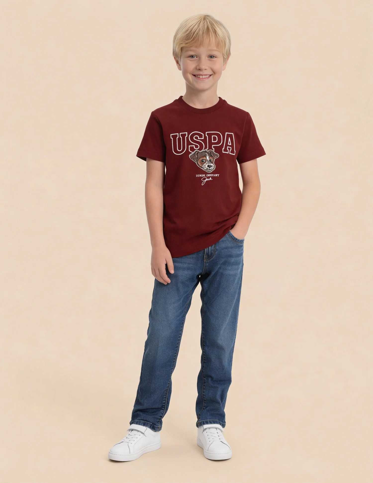 Brand Embroidered Regular Fit T-Shirt - Image 3