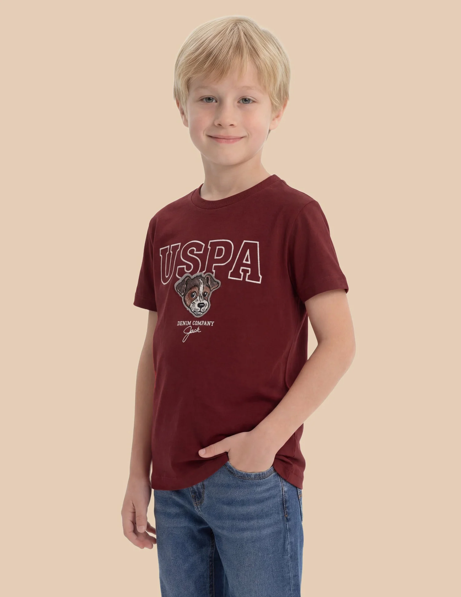 Brand Embroidered Regular Fit T-Shirt - Image 4