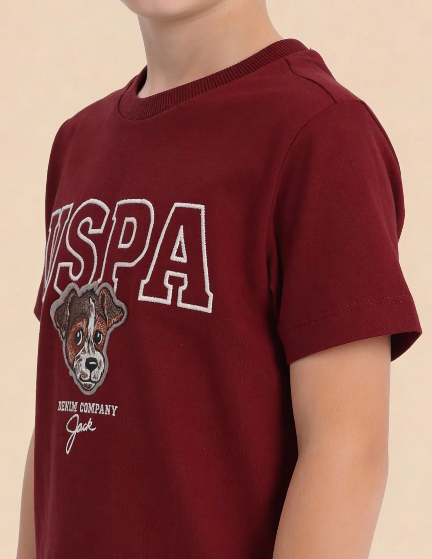 Brand Embroidered Regular Fit T-Shirt - Image 6