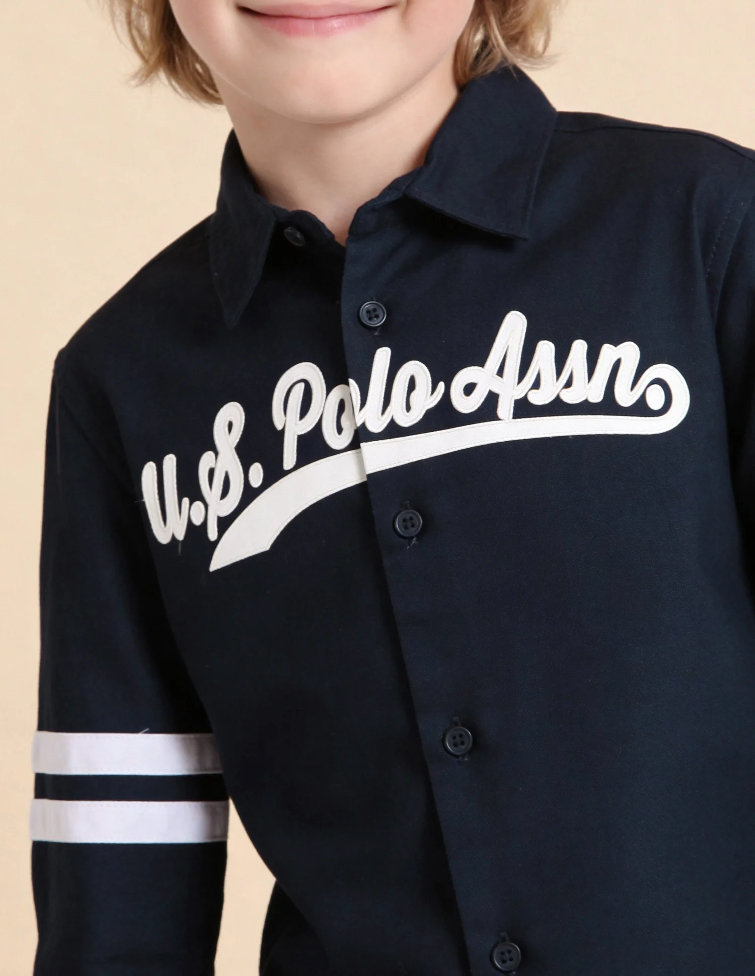 Brand Printed Oxford Shirt - Image 6