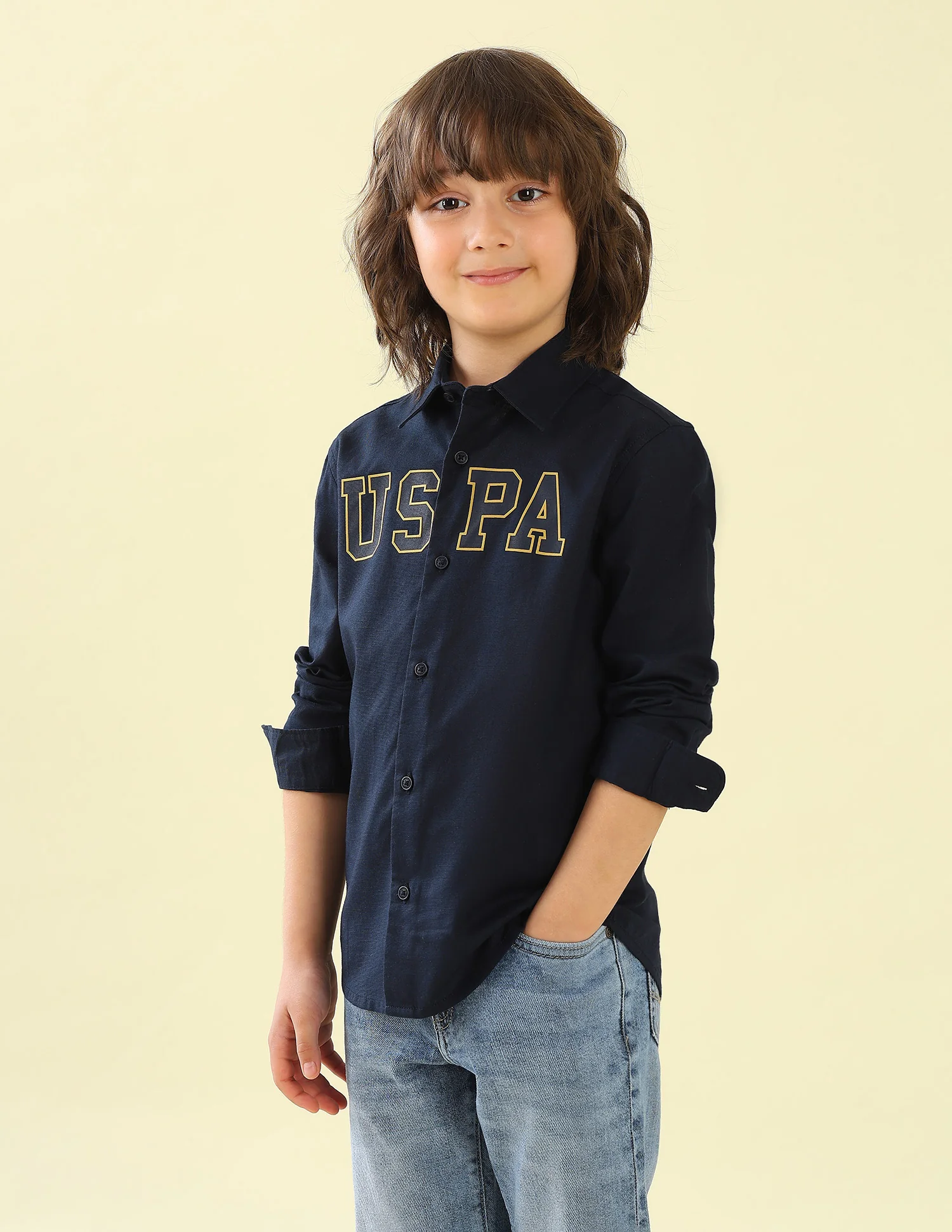 Brand Printed Regular Fit Shirt - Image 4