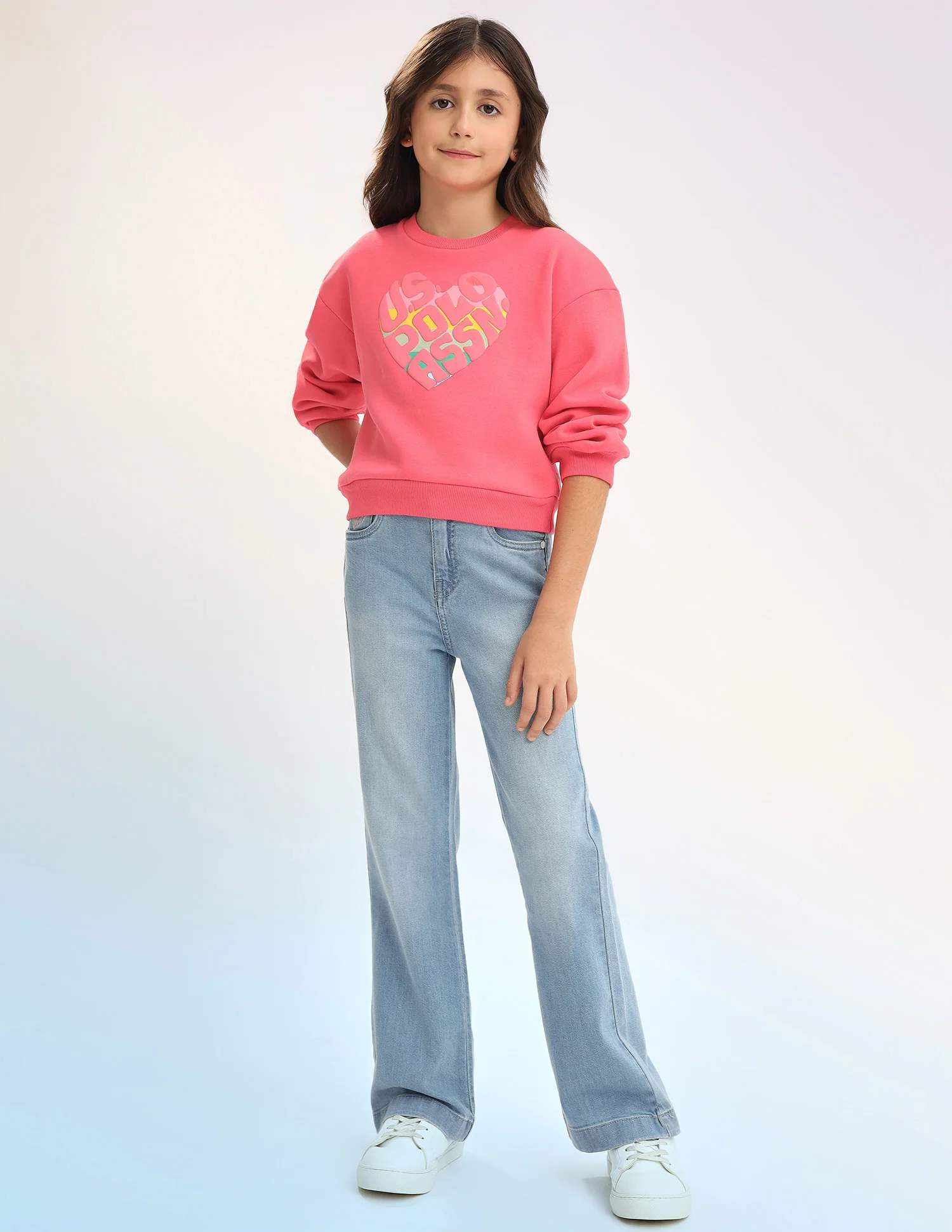 Brand Printed Regular Fit Sweatshirt - Image 3