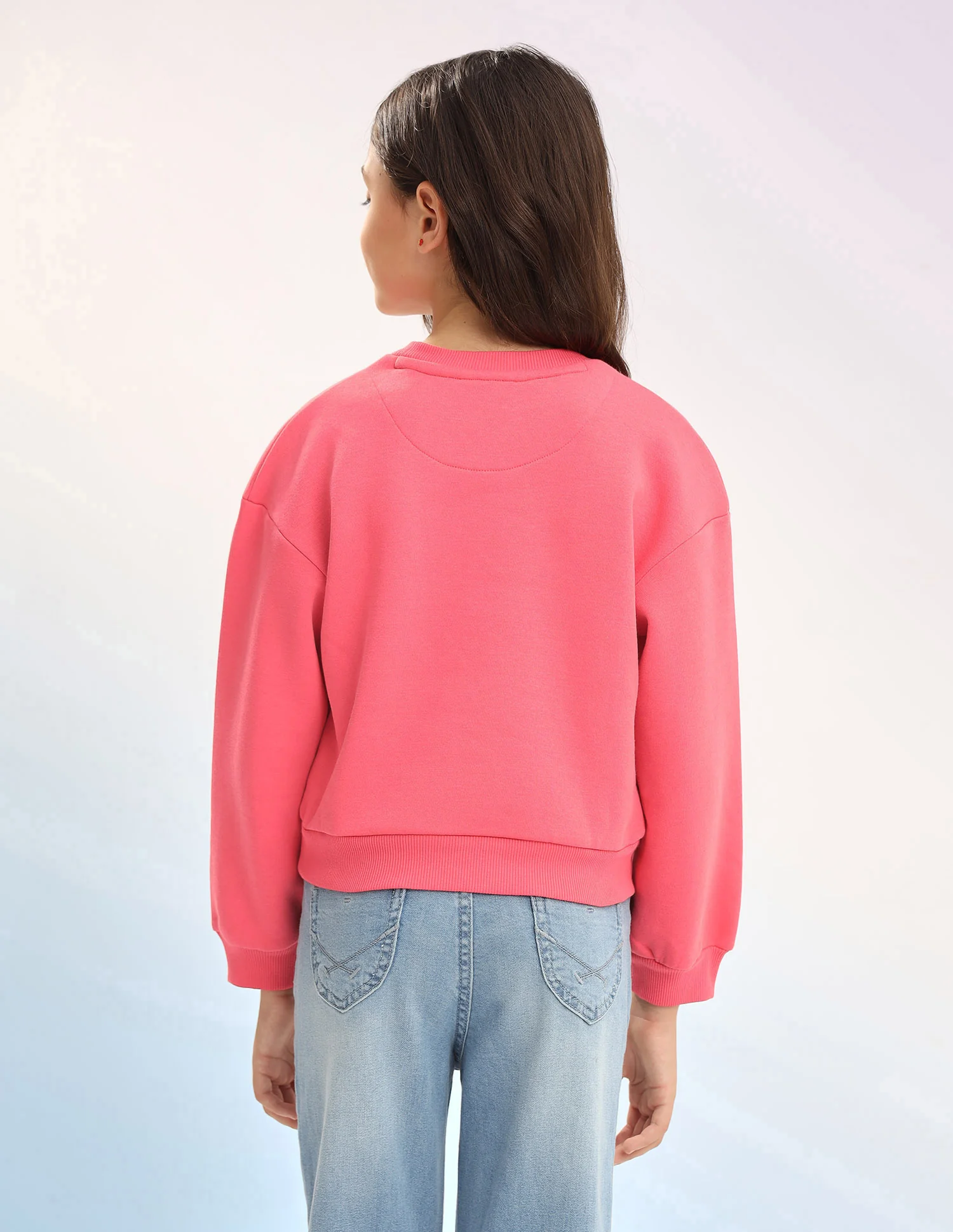 Brand Printed Regular Fit Sweatshirt - Image 5