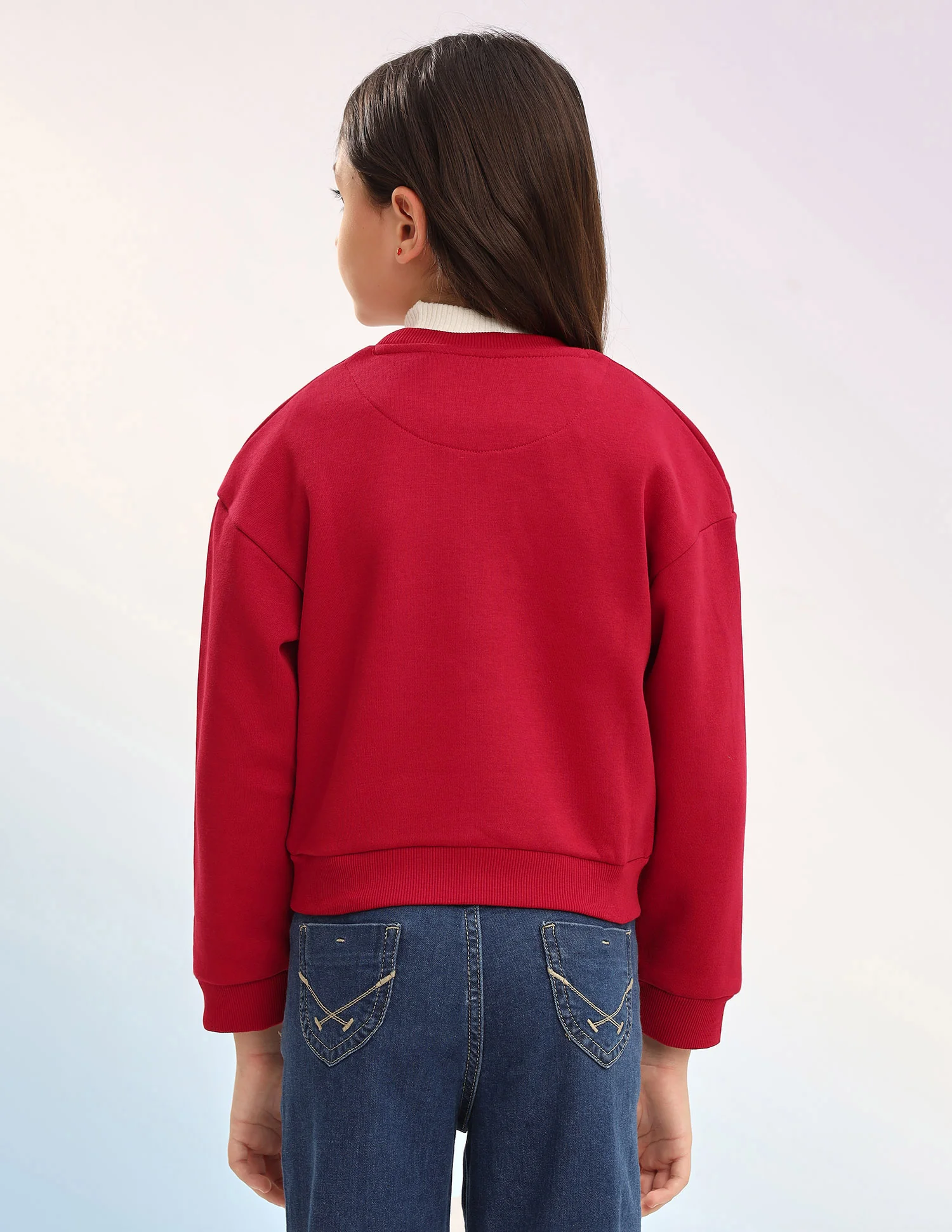 Brand Printed Regular Fit Sweatshirt - Image 5