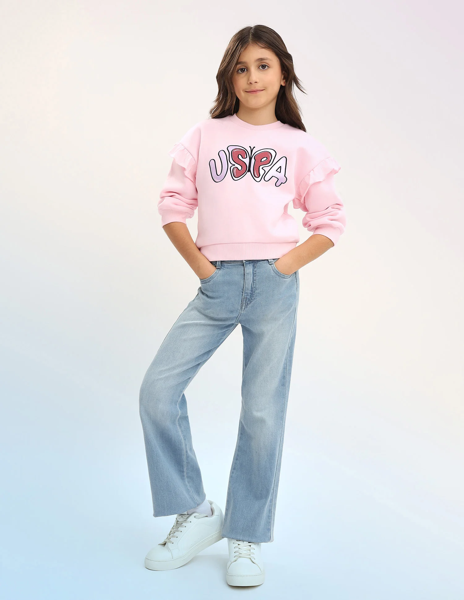 Brand Printed Regular Fit Sweatshirt - Image 3