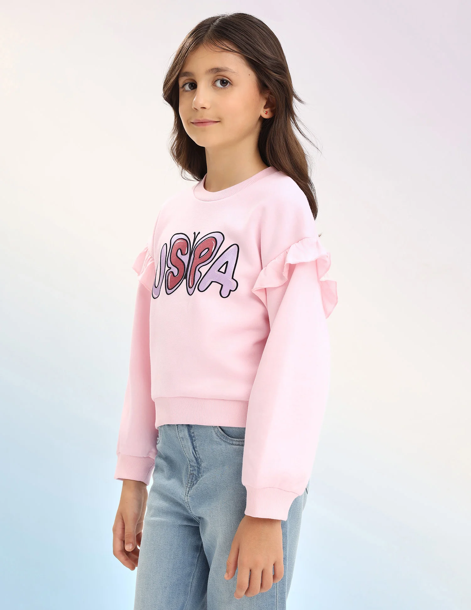 Brand Printed Regular Fit Sweatshirt - Image 4