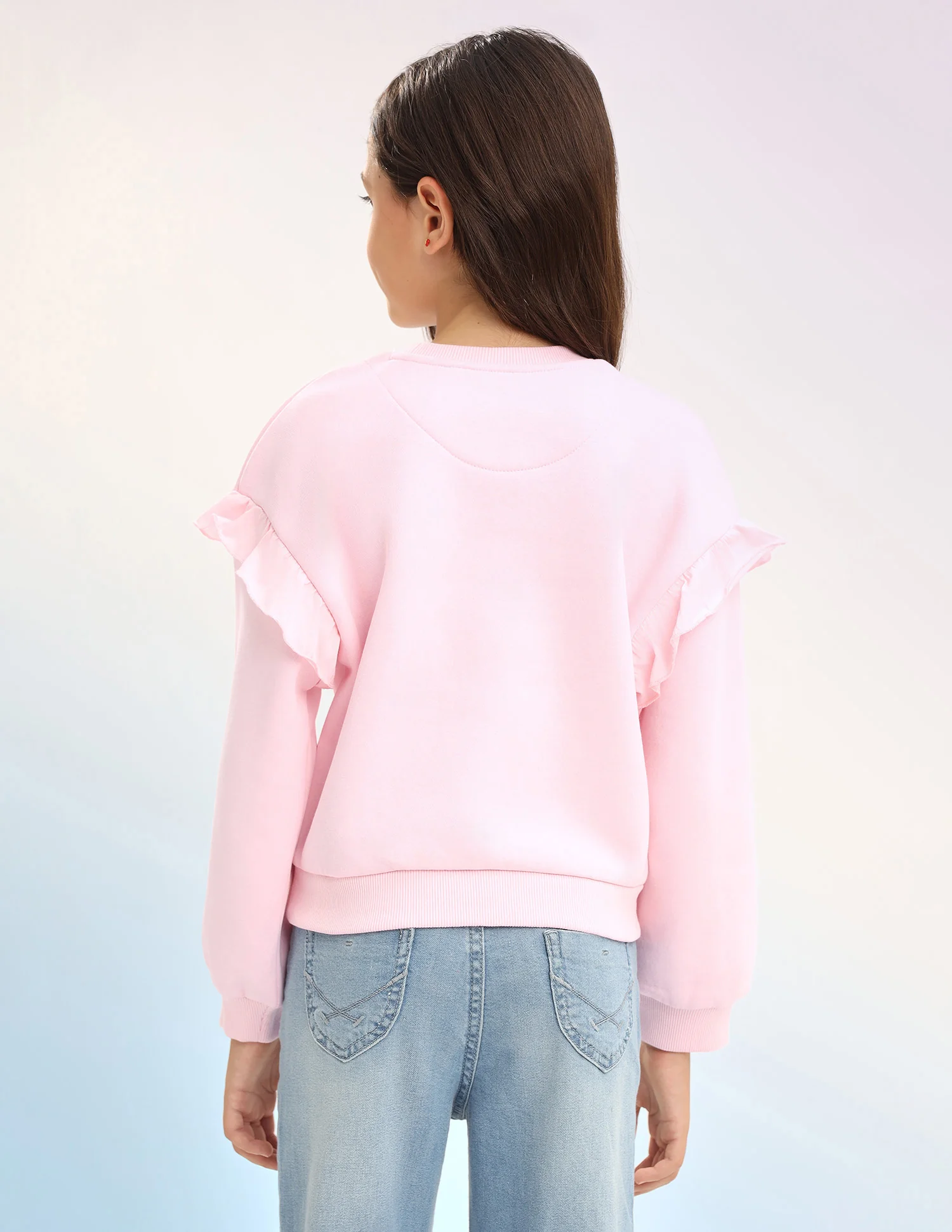 Brand Printed Regular Fit Sweatshirt - Image 5