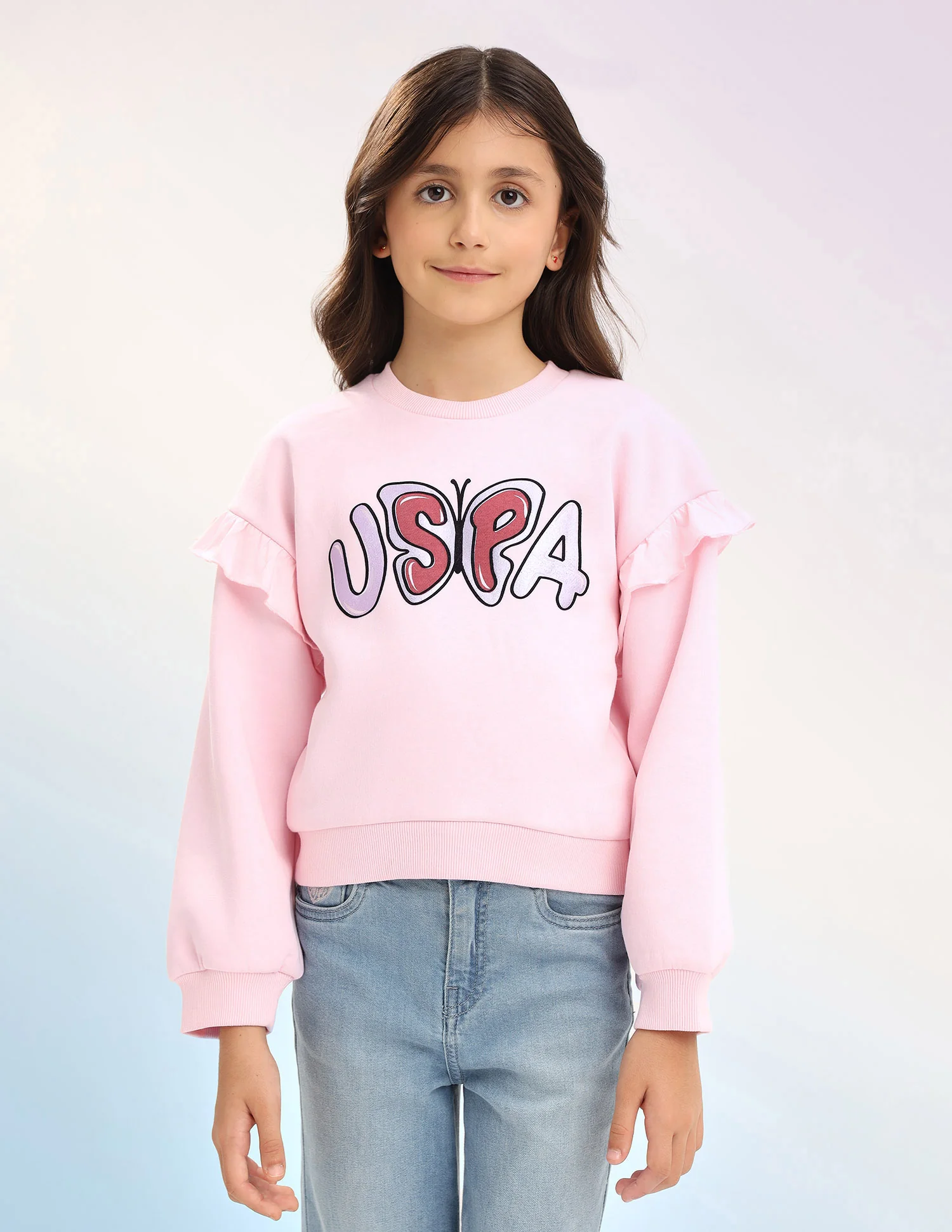 Brand Printed Regular Fit Sweatshirt - Image 6