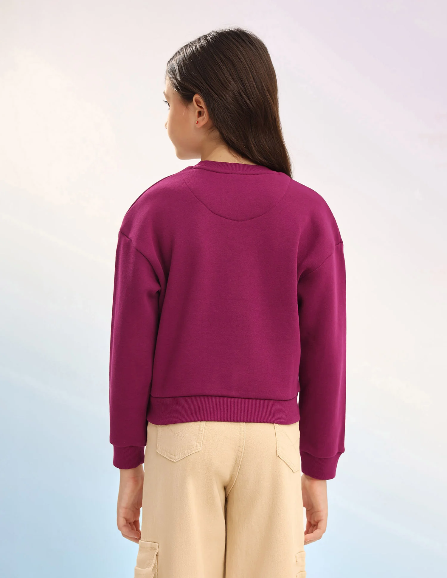 Brand Printed Regular Fit Sweatshirt - Image 5