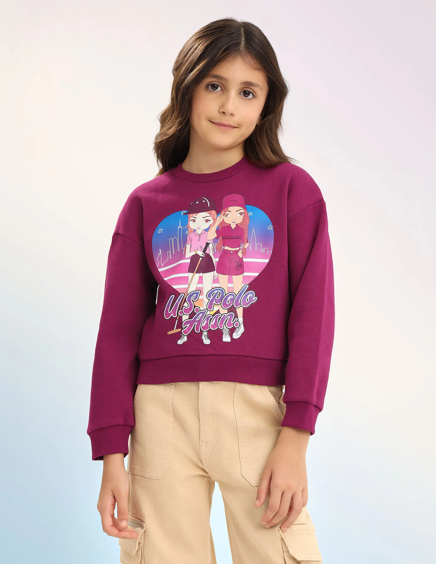 Brand Printed Regular Fit Sweatshirt - Image 6