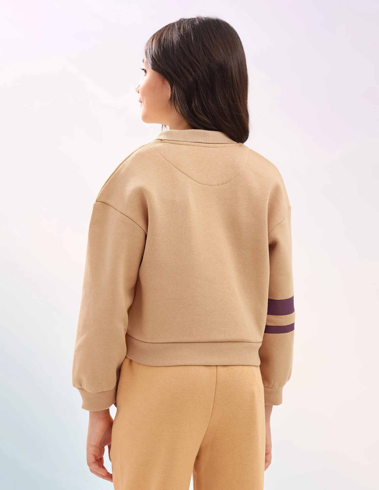Brand Printed Regular Fit Sweatshirt - Image 5