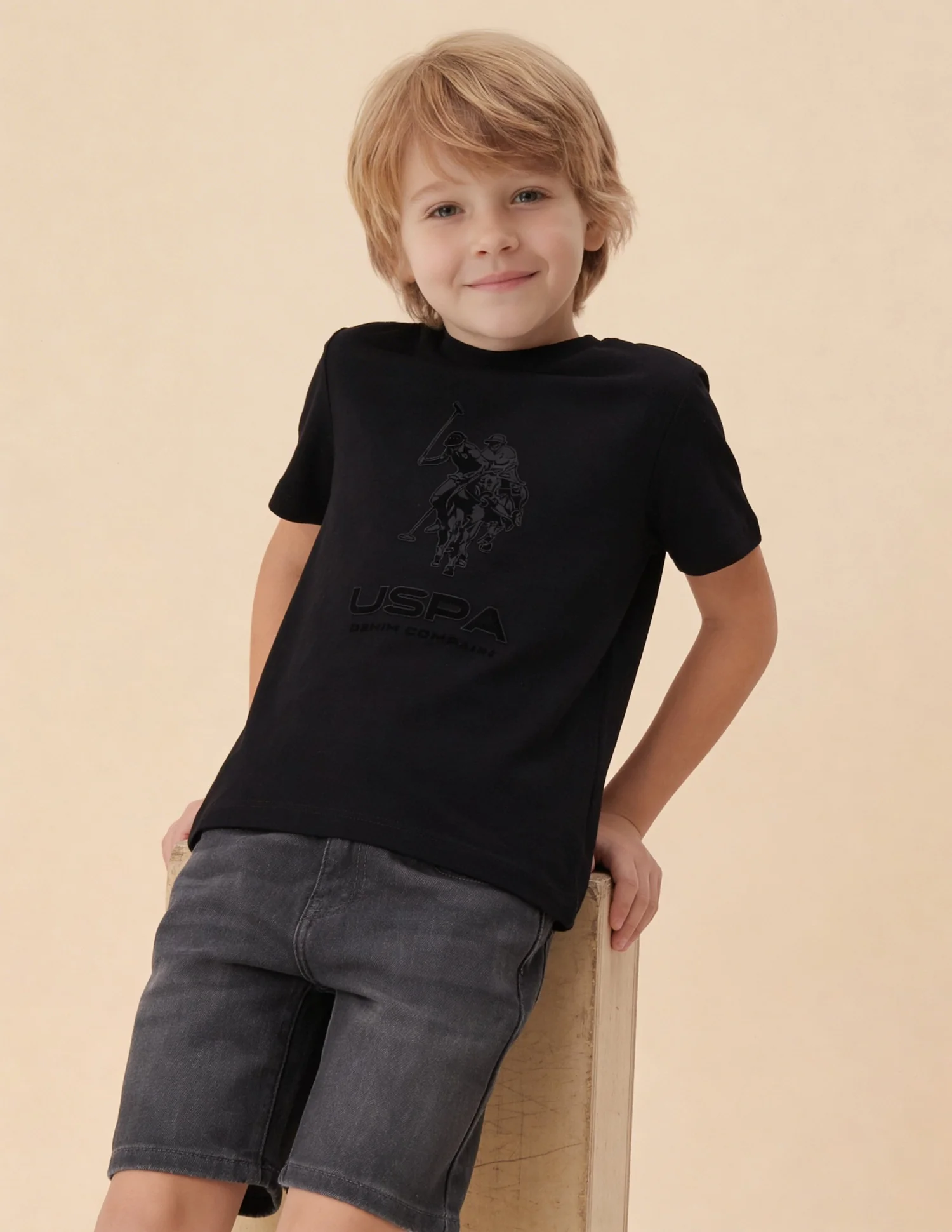 Brand Printed Regular Fit T-Shirt