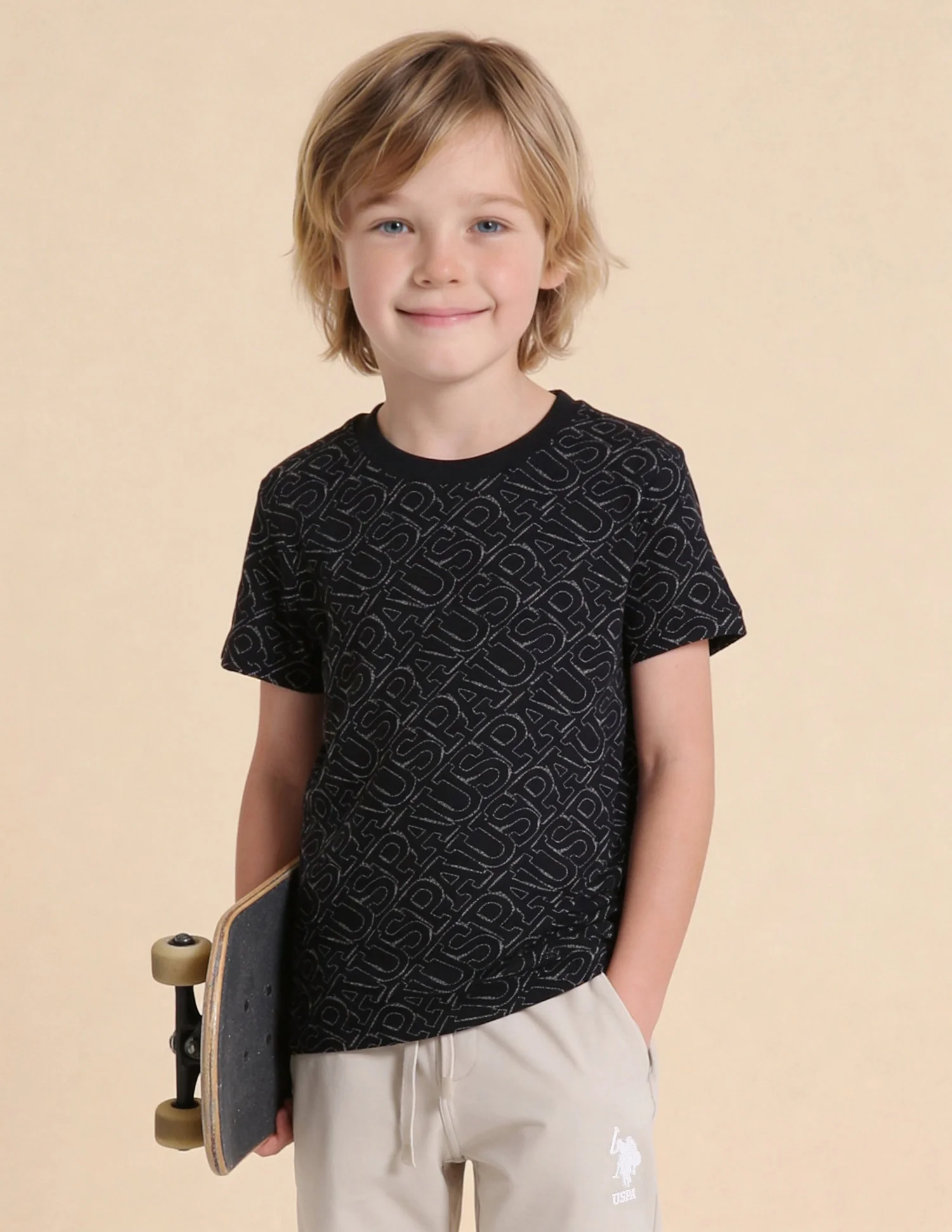 Brand Printed Regular Fit T-Shirt
