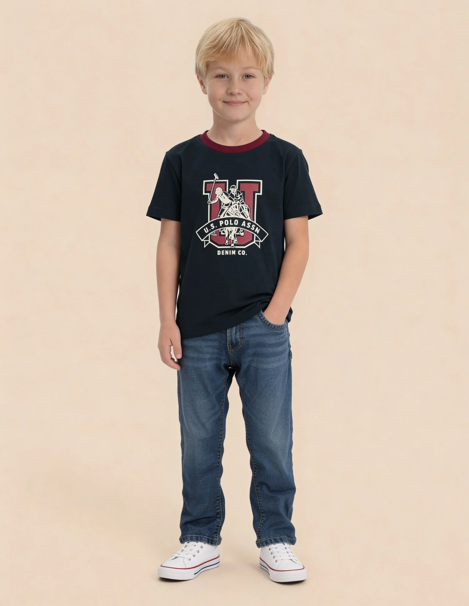 Brand Printed Regular Fit T-Shirt - Image 3