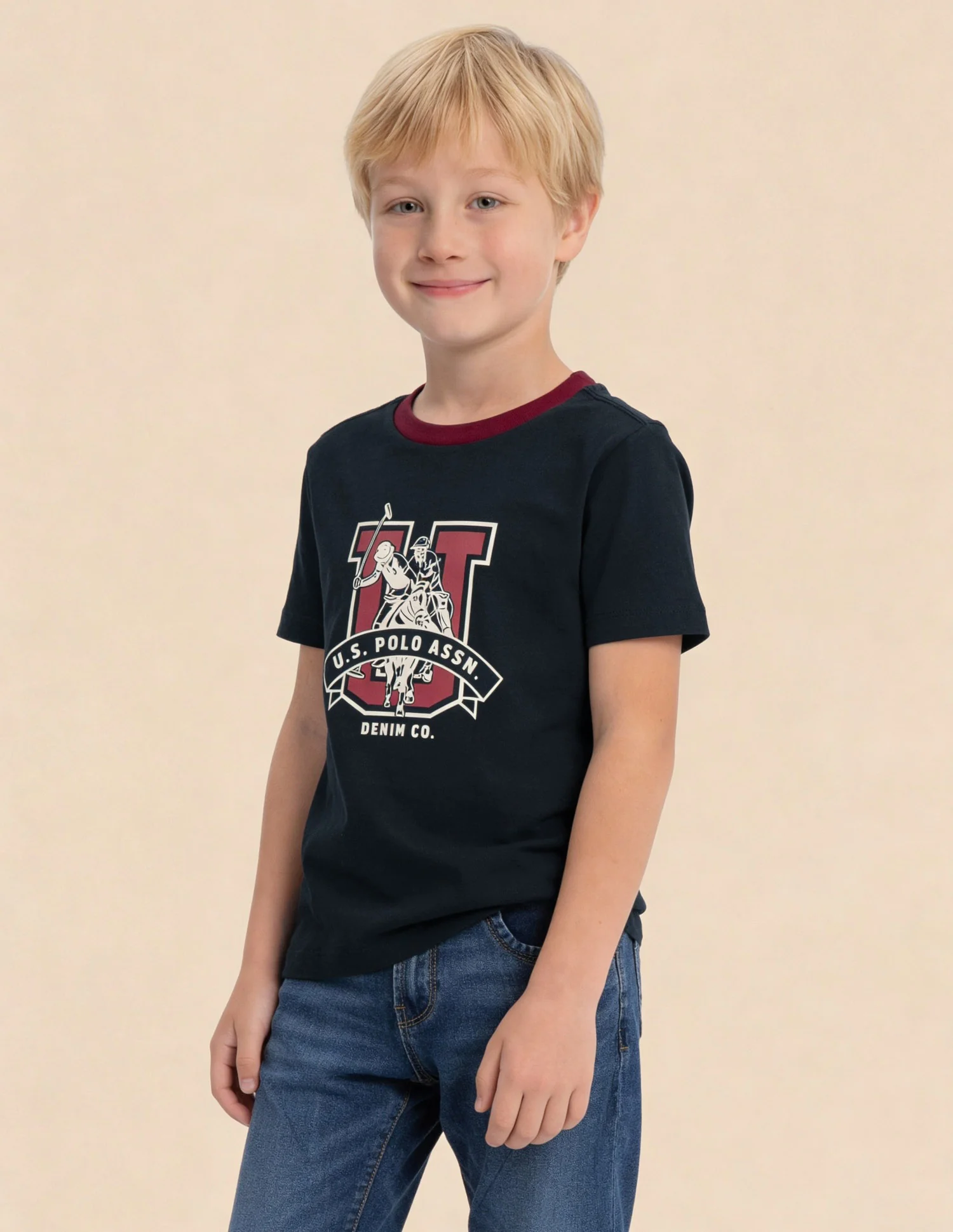 Brand Printed Regular Fit T-Shirt - Image 4