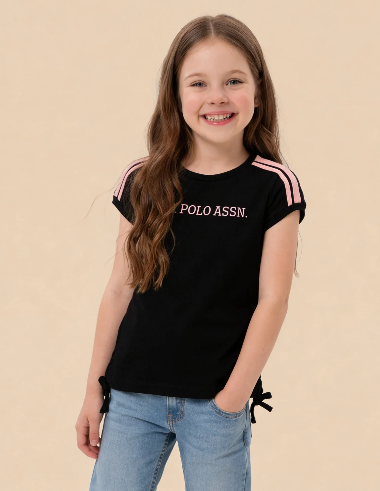 Brand Printed Ruched Regular Fit Top - Image 4