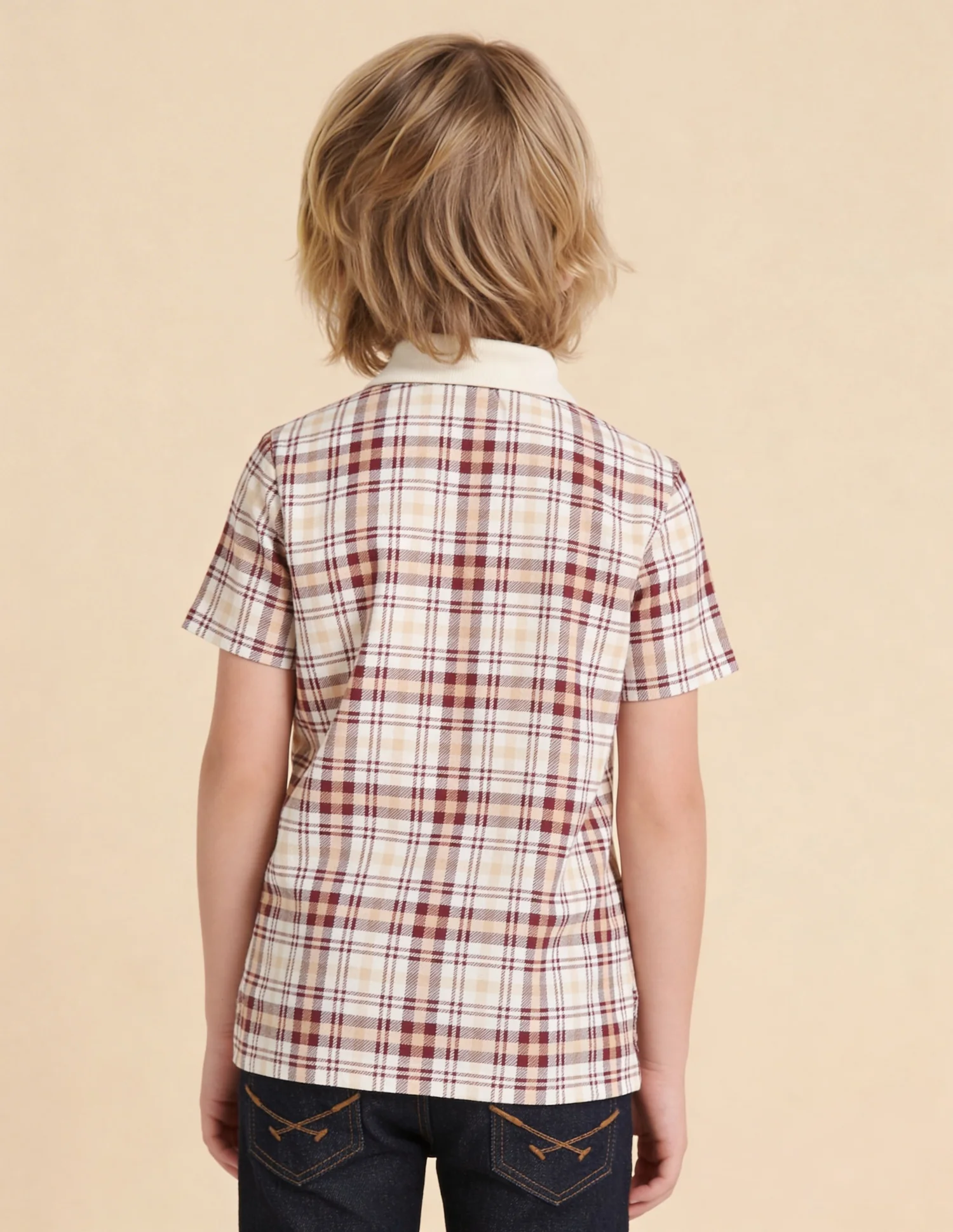 Checked Regular Fit Polo Shirt - Image 5