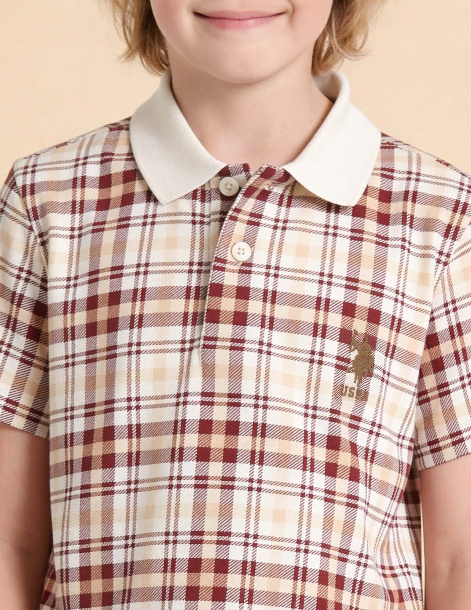Checked Regular Fit Polo Shirt - Image 6
