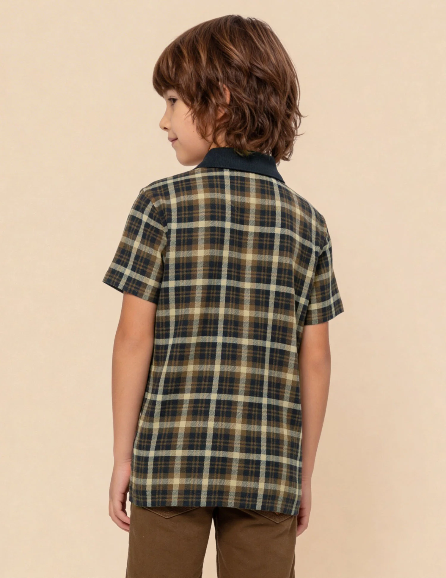 Checked Regular Fit Polo Shirt - Image 5