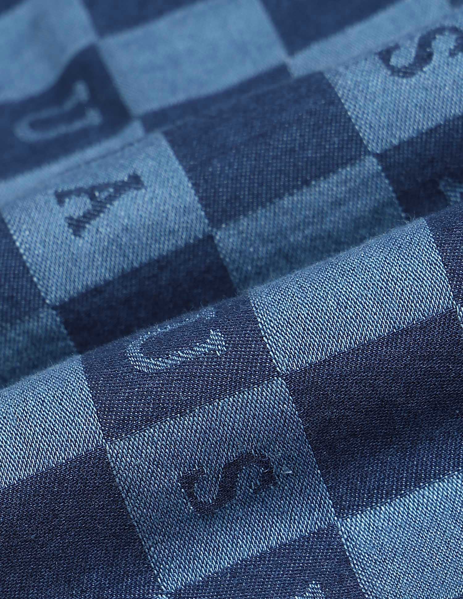 Chequer Brand Printed Dobby Shirt - Image 2