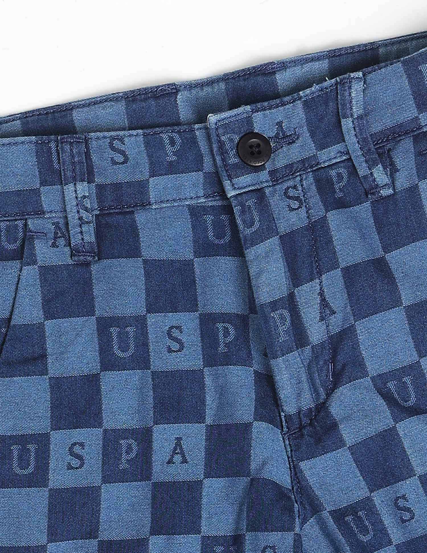 Chequer Brand Printed Relaxed Fit Shorts - Image 2