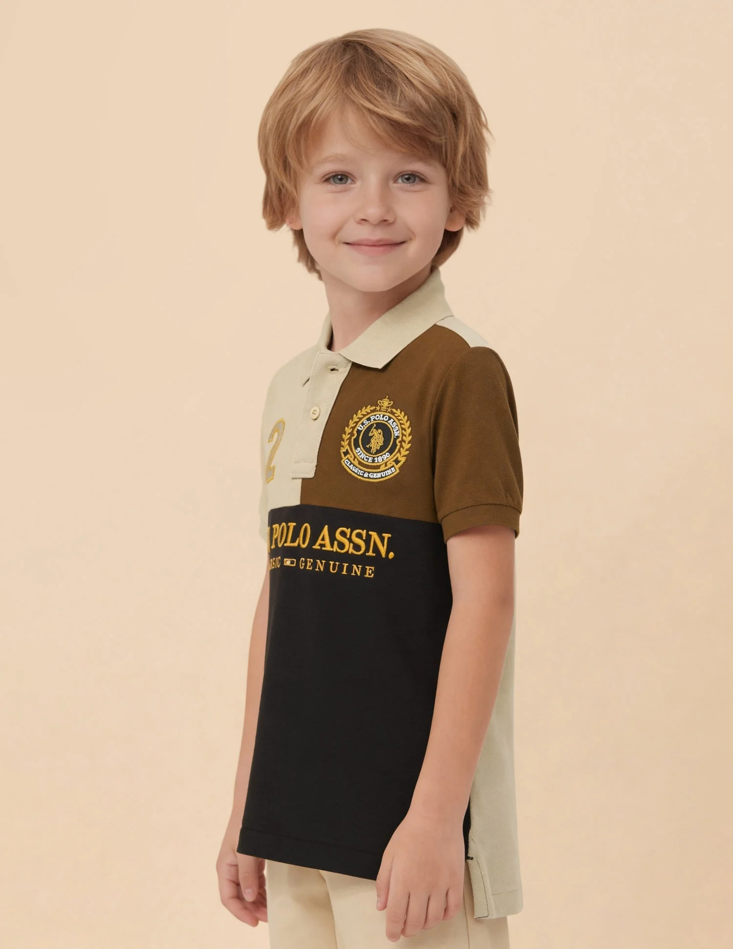 Colorblock Brand Embroidered Regular Fit Polo Shirt - Image 4