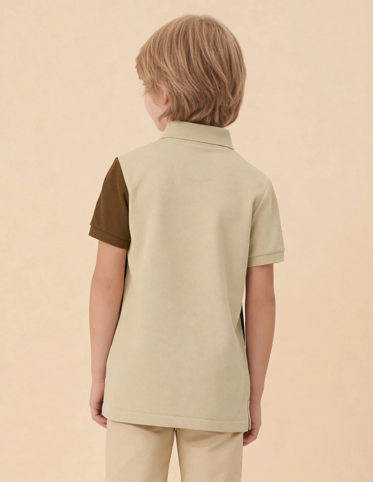 Colorblock Brand Embroidered Regular Fit Polo Shirt - Image 5