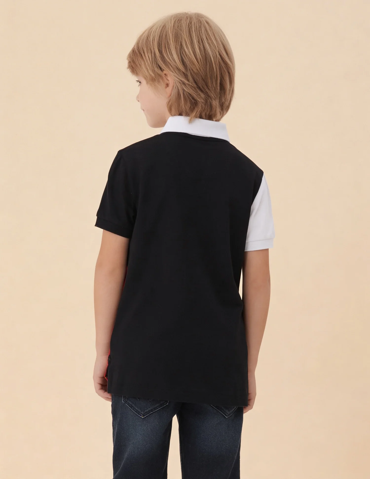 Colorblock Brand Embroidered Regular Fit Polo Shirt - Image 5