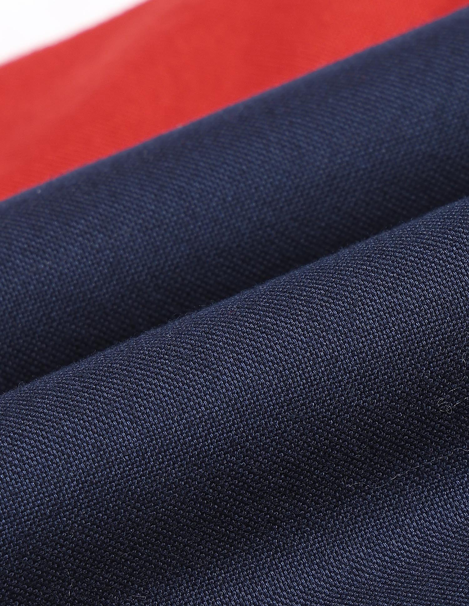 Colorblocked Brand Embroidered Oxford Shirt - Image 2