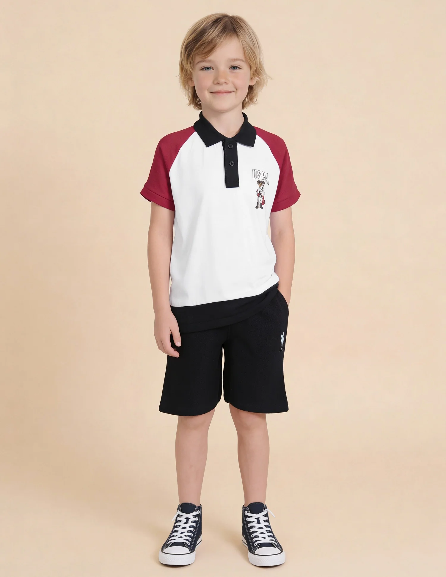 Colour Blocked Regular Fit Polo Shirt - Image 3