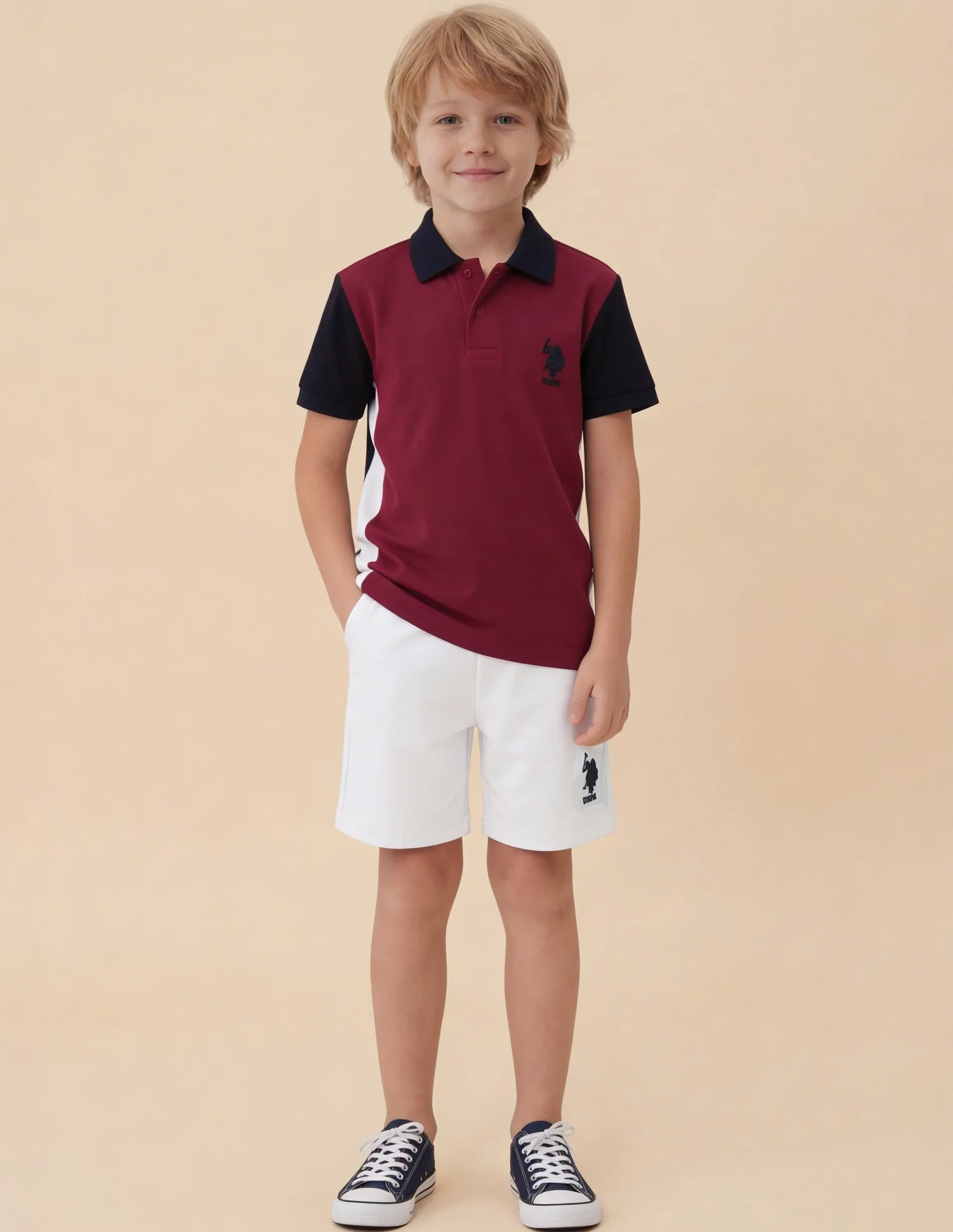 Colour Blocked Regular Fit Polo Shirt - Image 3