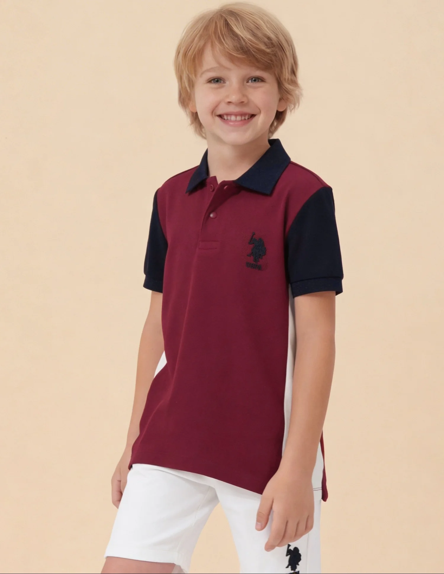 Colour Blocked Regular Fit Polo Shirt - Image 4