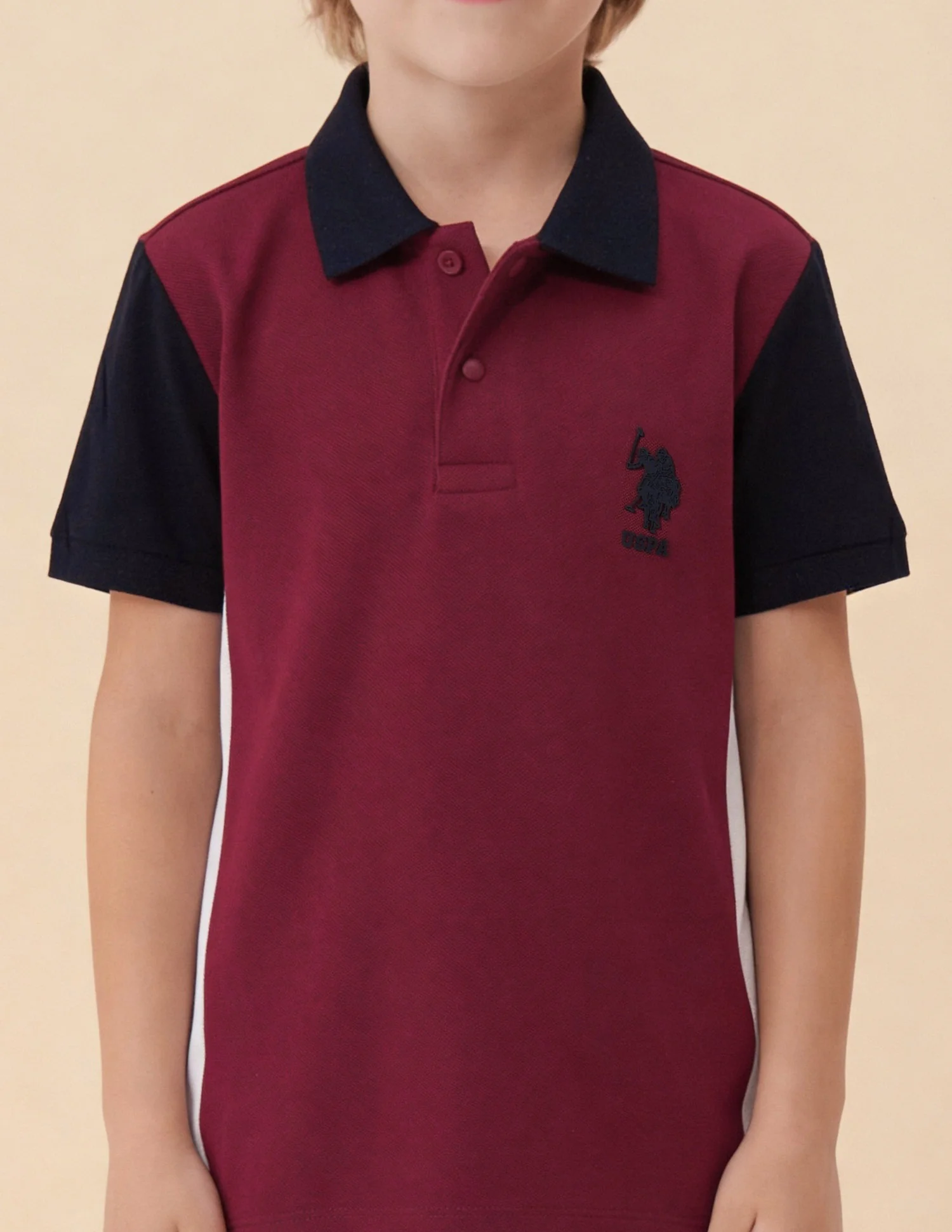 Colour Blocked Regular Fit Polo Shirt - Image 6