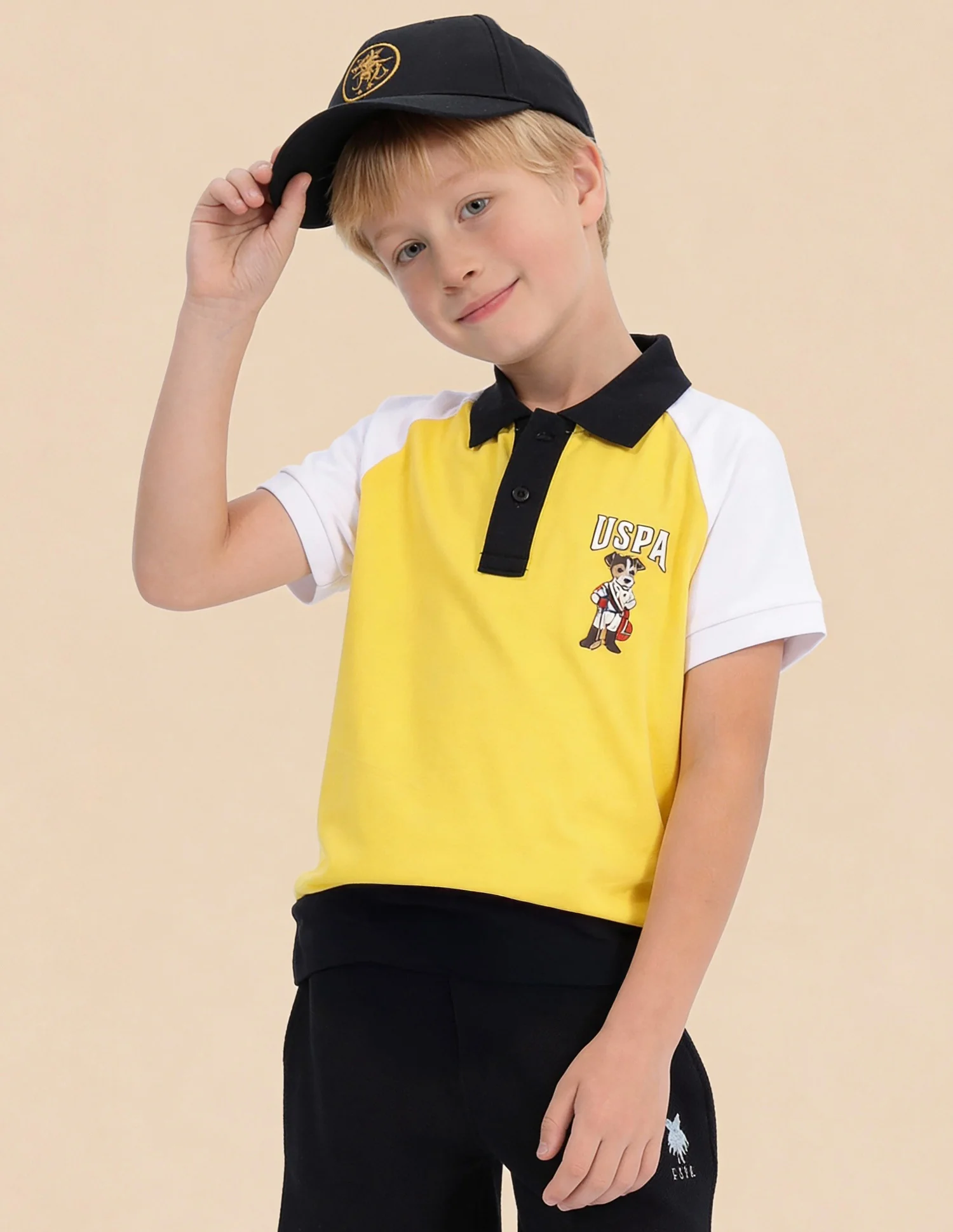 Colour Blocked Regular Fit Polo Shirt