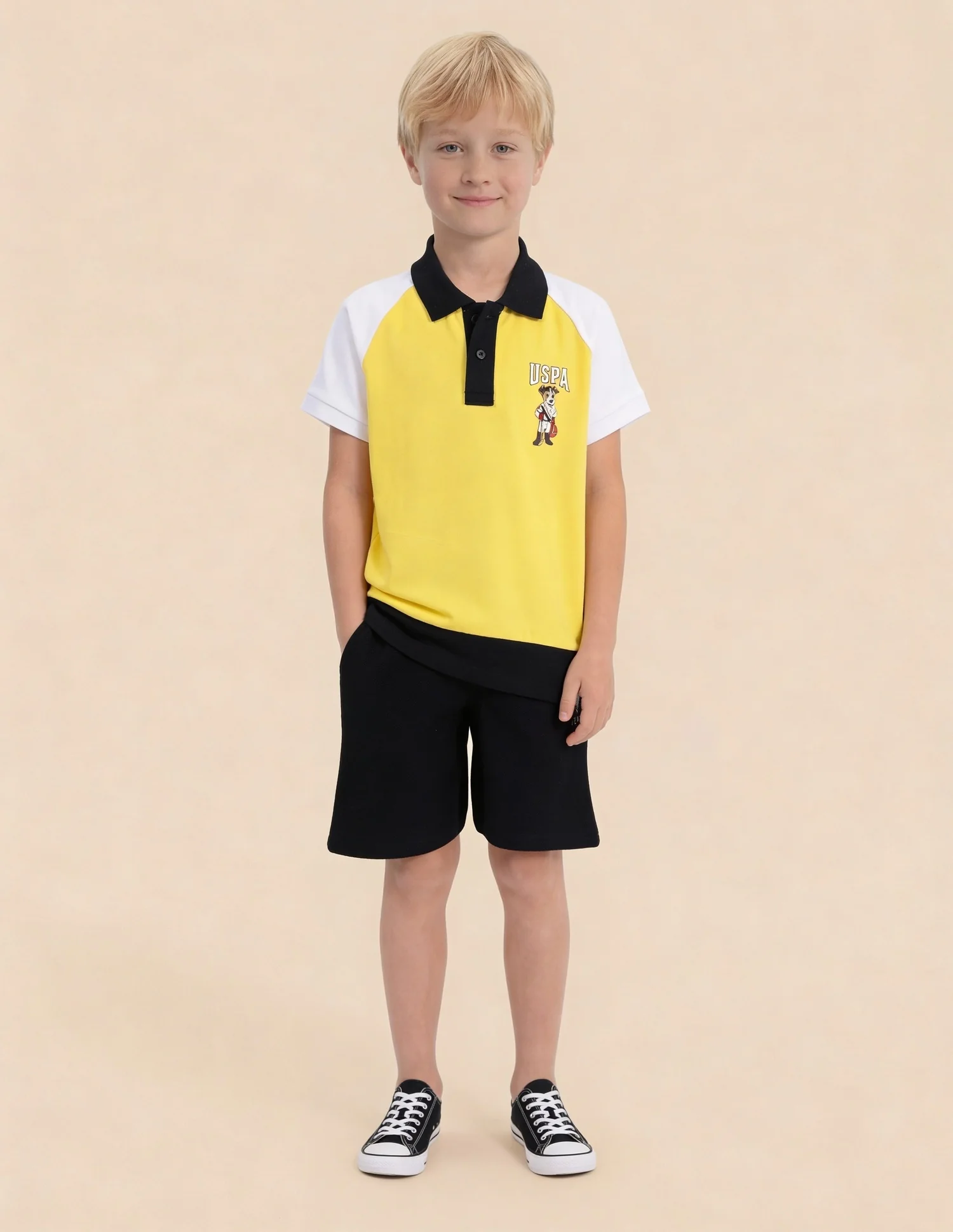 Colour Blocked Regular Fit Polo Shirt - Image 3