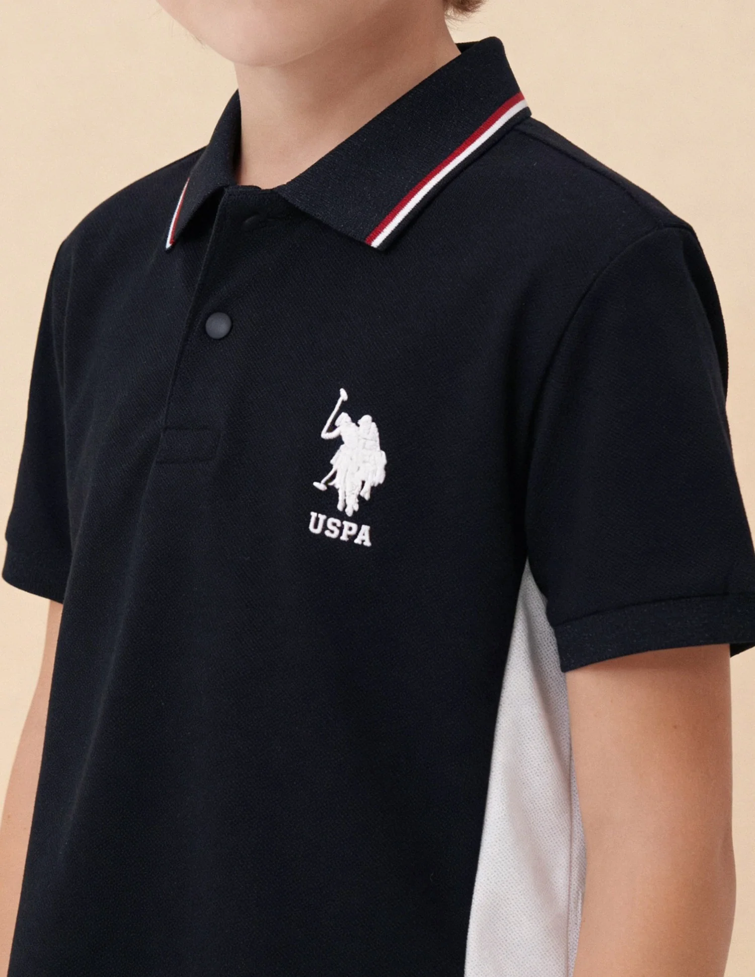 Colour Blocked Regular Fit Polo Shirt - Image 6