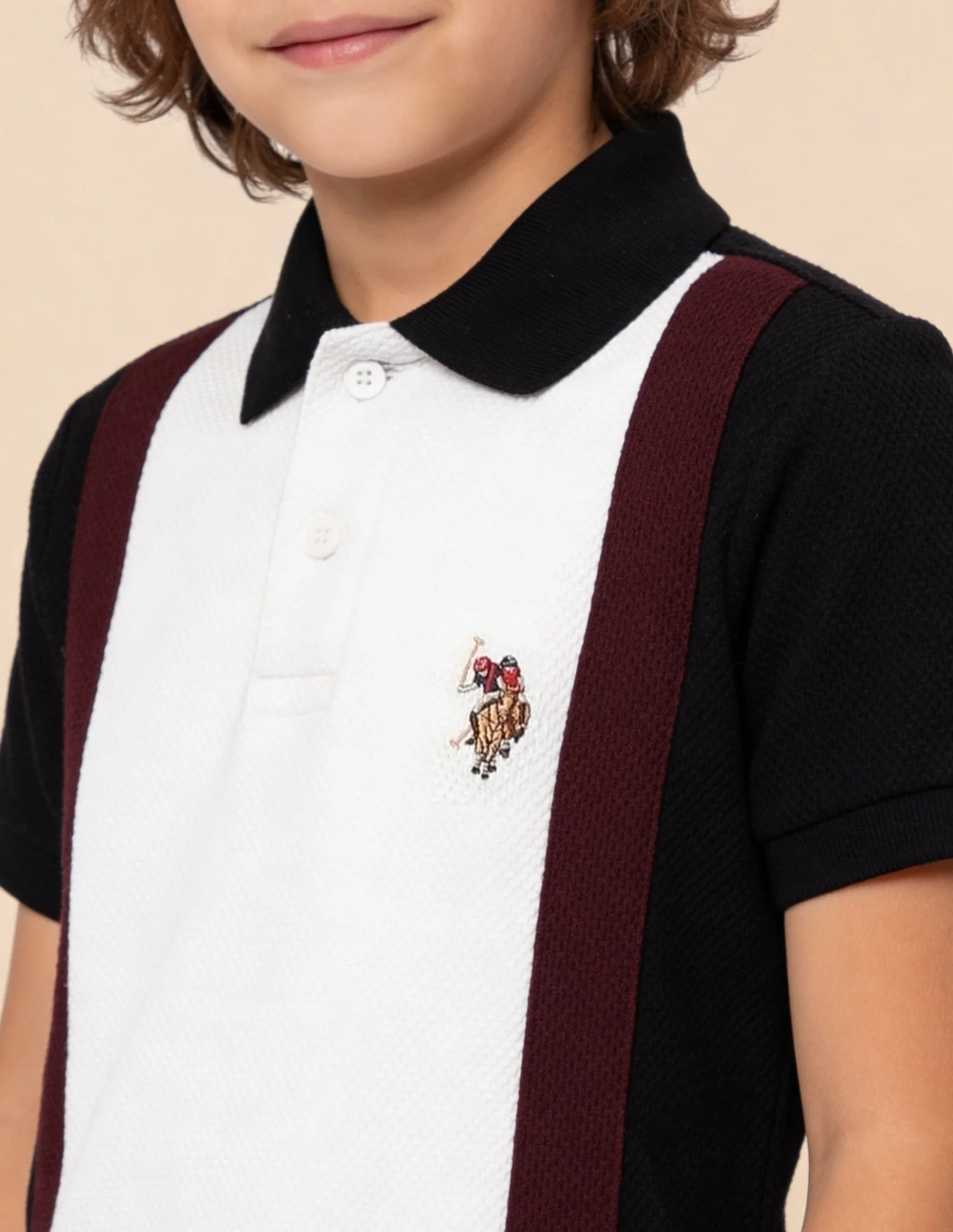 Colour Blocked Regular Fit Polo Shirt - Image 6