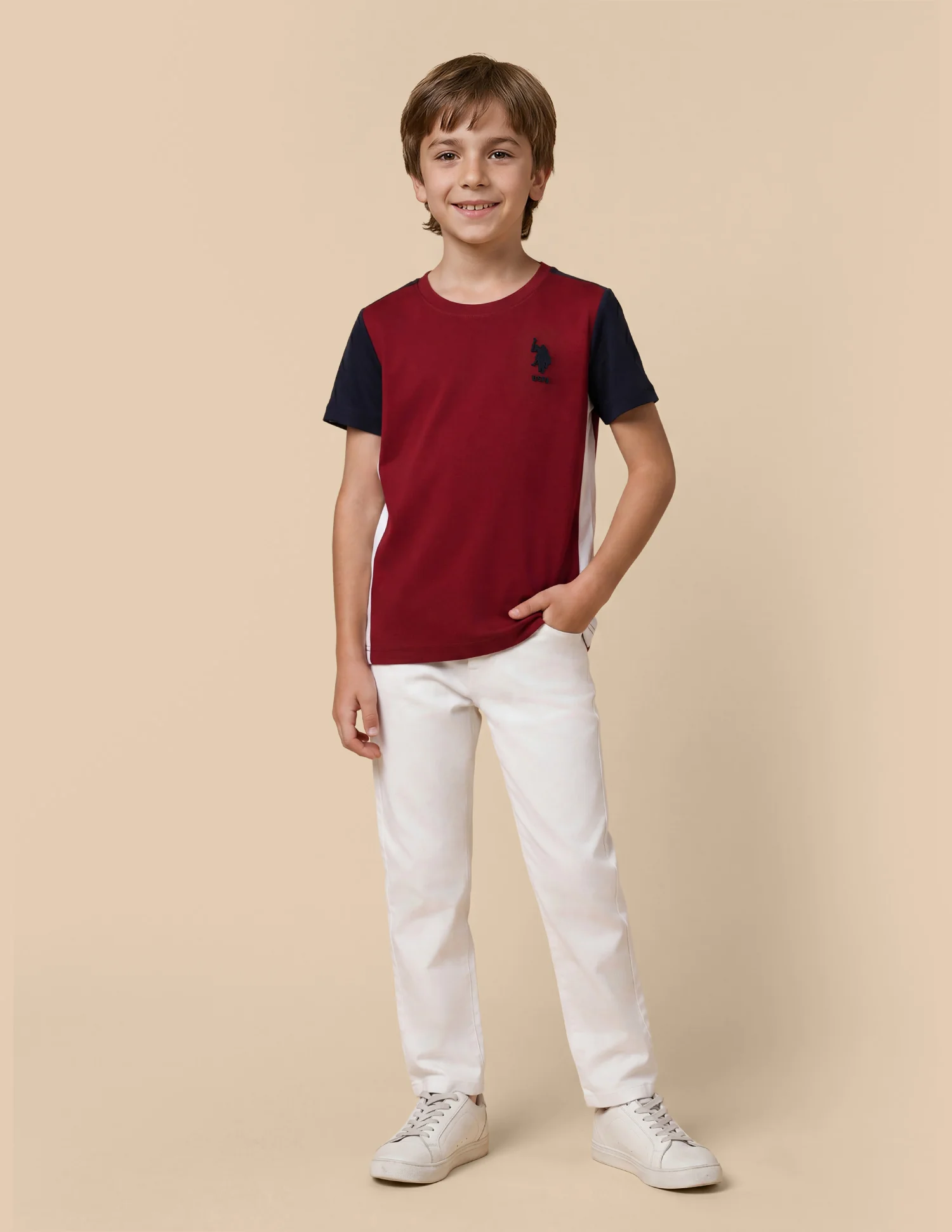 Colour Blocked Regular Fit T-Shirt - Image 3