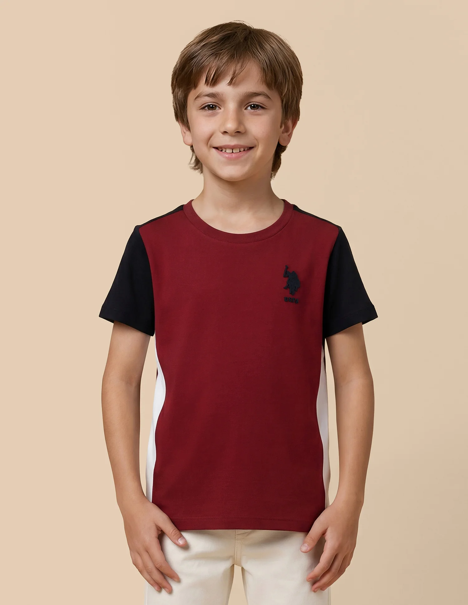 Colour Blocked Regular Fit T-Shirt - Image 5