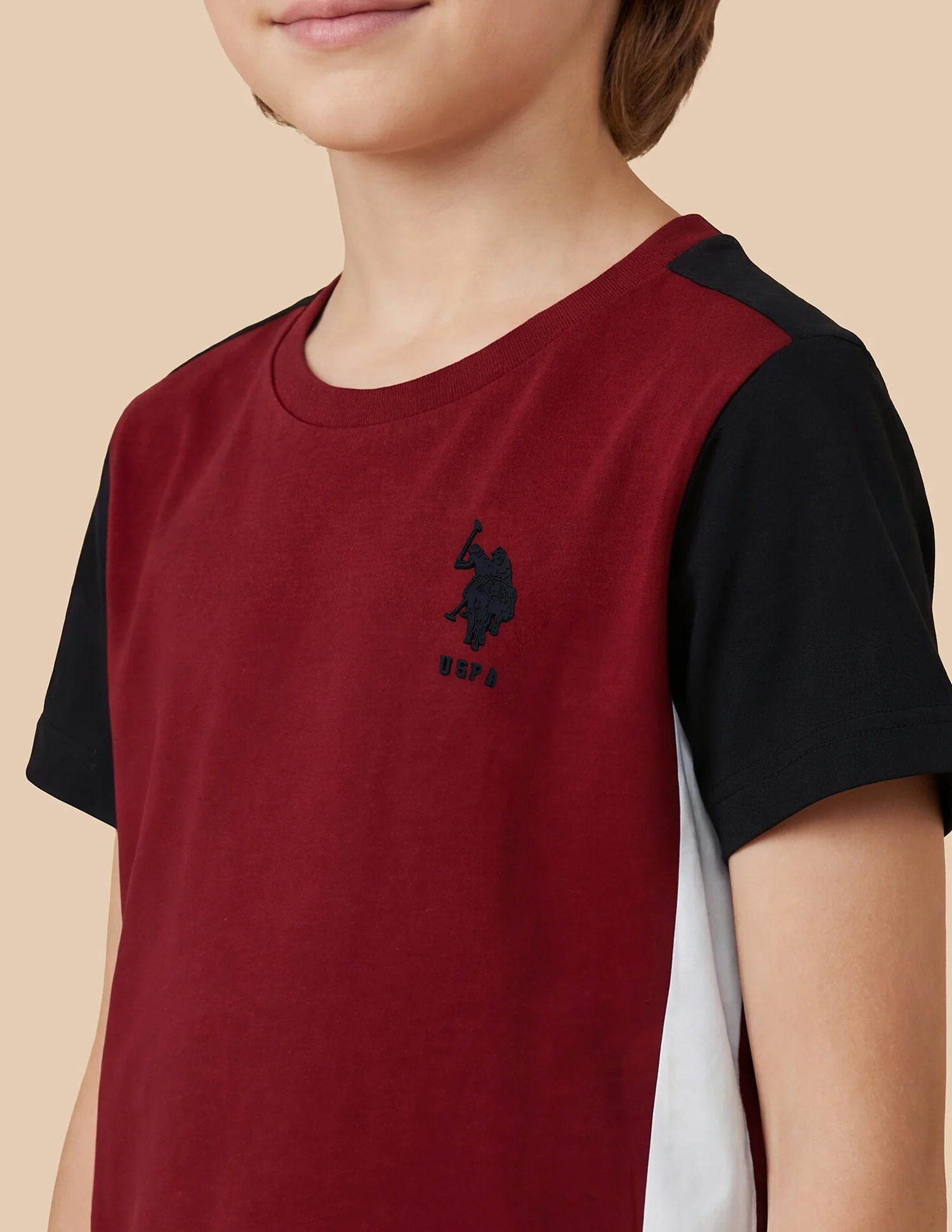 Colour Blocked Regular Fit T-Shirt - Image 6