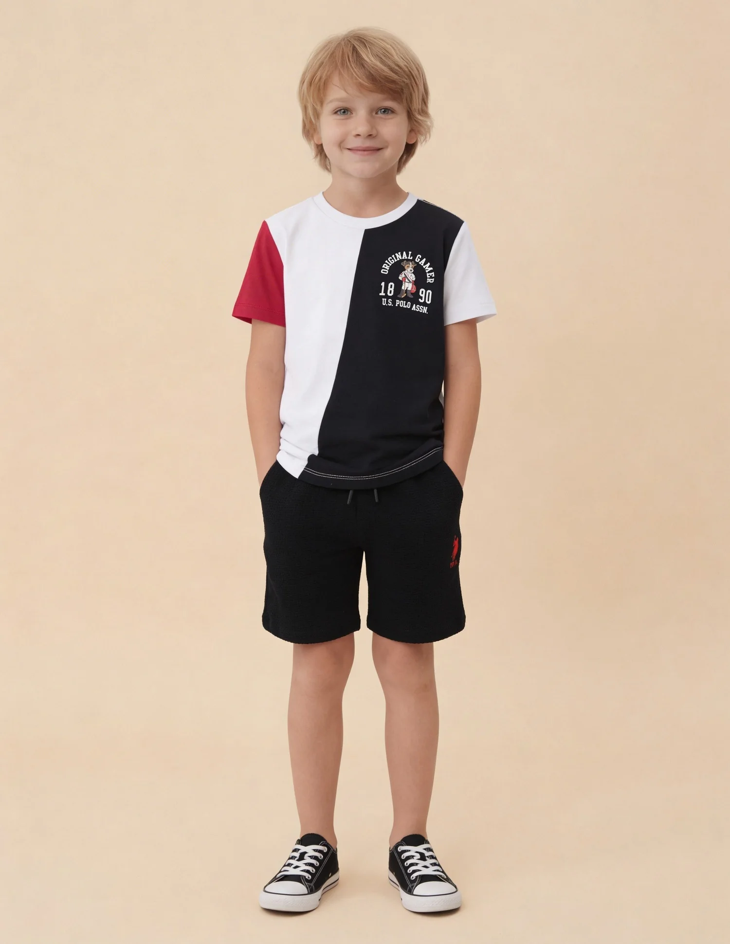 Colour Blocked Regular Fit T-Shirt - Image 3