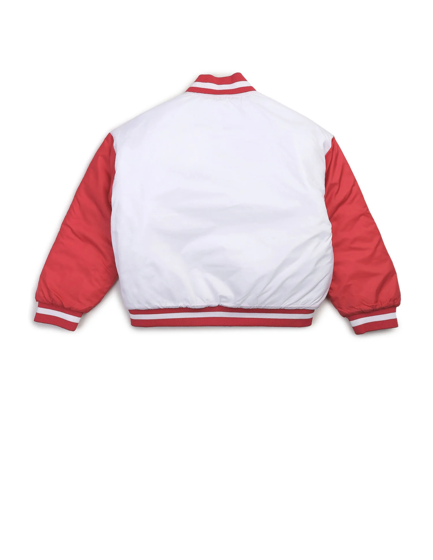 Colourblocked Regular Fit Varsity Jacket - Image 11