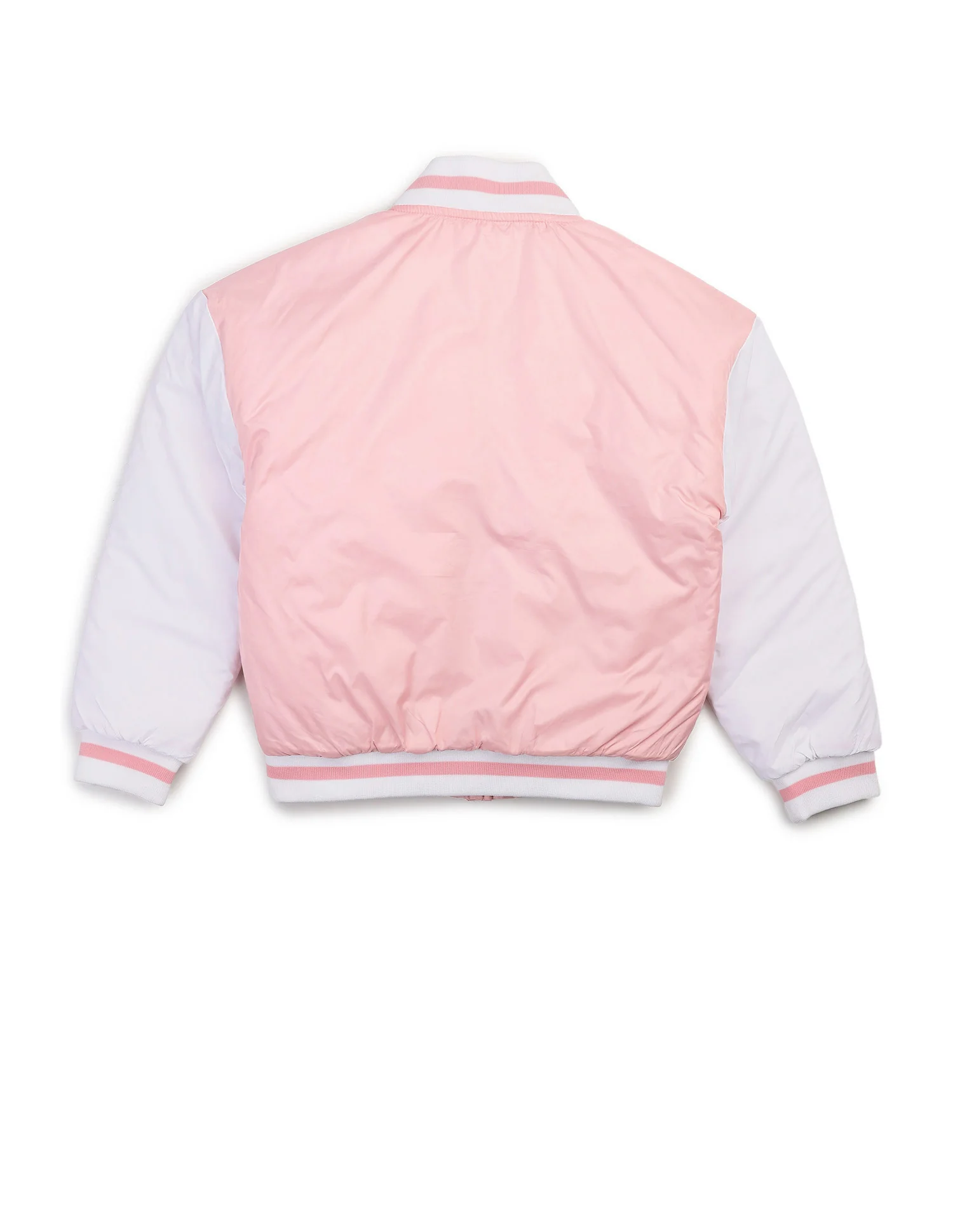 Colourblocked Regular Fit Varsity Jacket - Image 11