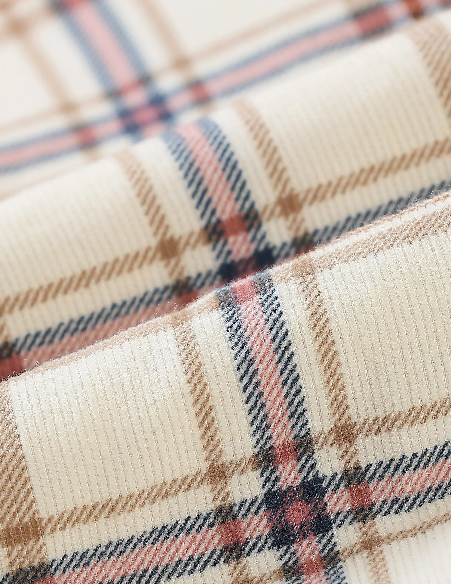 Corduroy Plaid Checked Shirt - Image 2