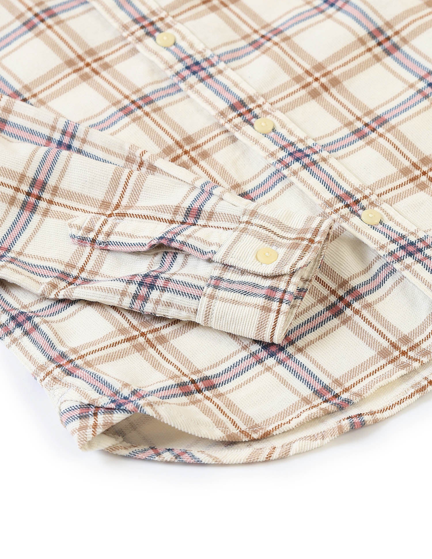 Corduroy Plaid Checked Shirt - Image 8
