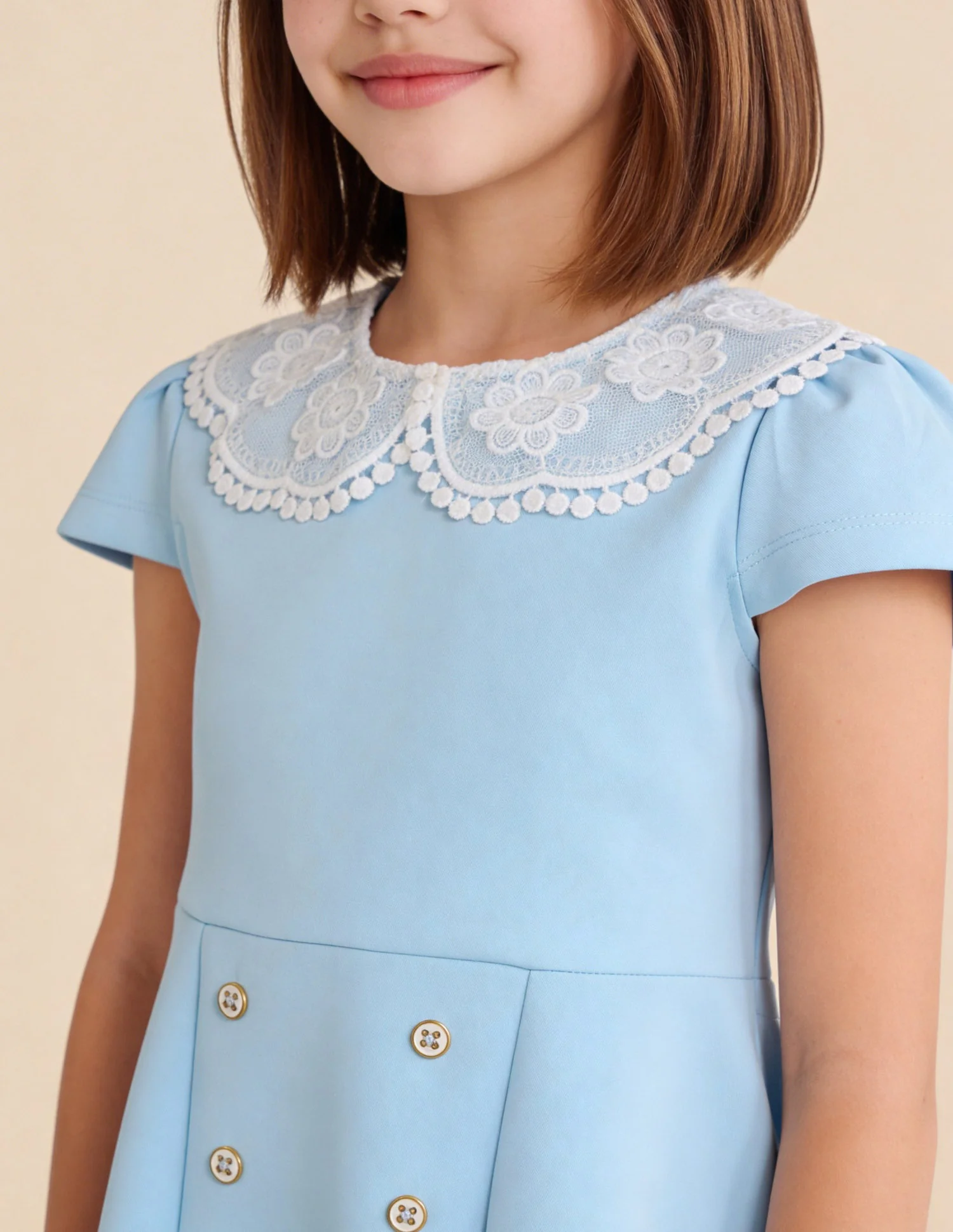 Cut & Sew A-Line Dress - Image 5